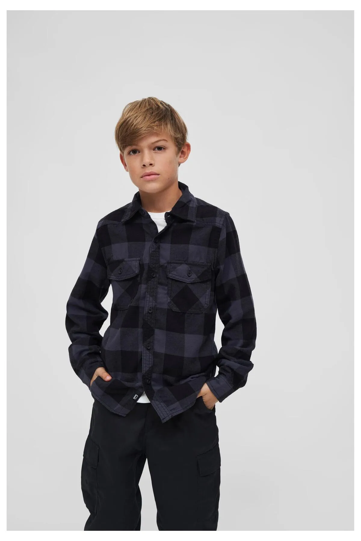 Brandit  Hemd - Schwarz - Regular Fit