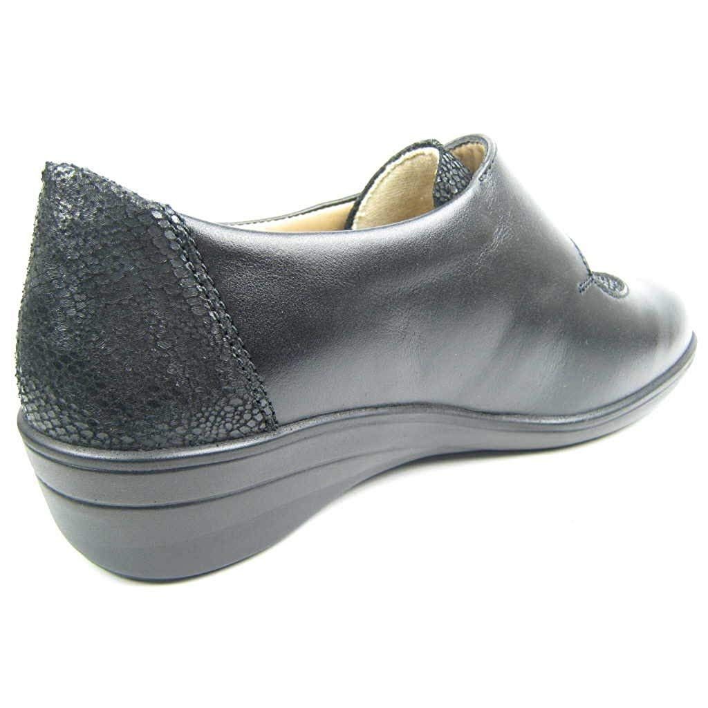 SOLIDUS Komfort Slipper schwarz Karo