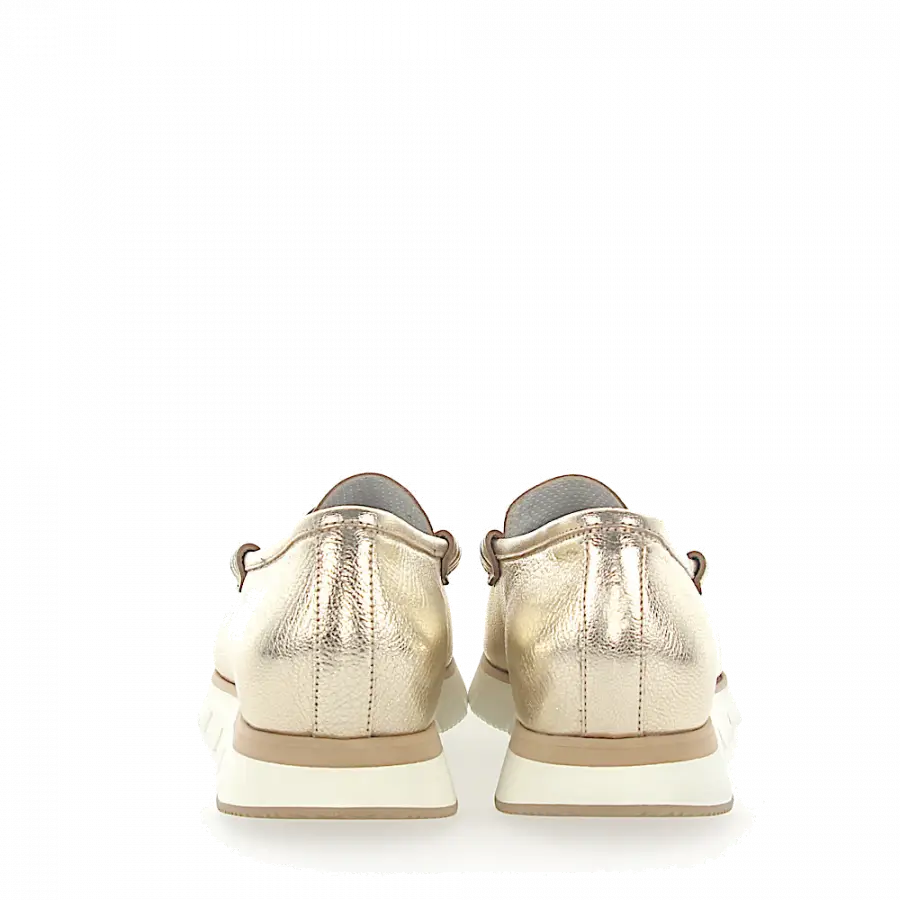 Santoni - Slipper Metallisch gold - gold