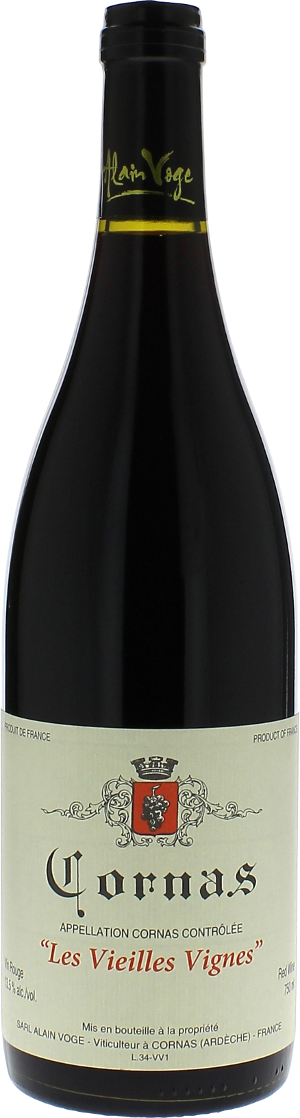 Cornas les vieilles vignes alain voge 2021