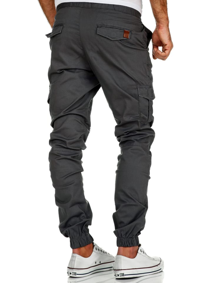 Amaci&Sons Cargo Jogger-Chino SAN ANTONIO in Anthrazit günstig kaufen