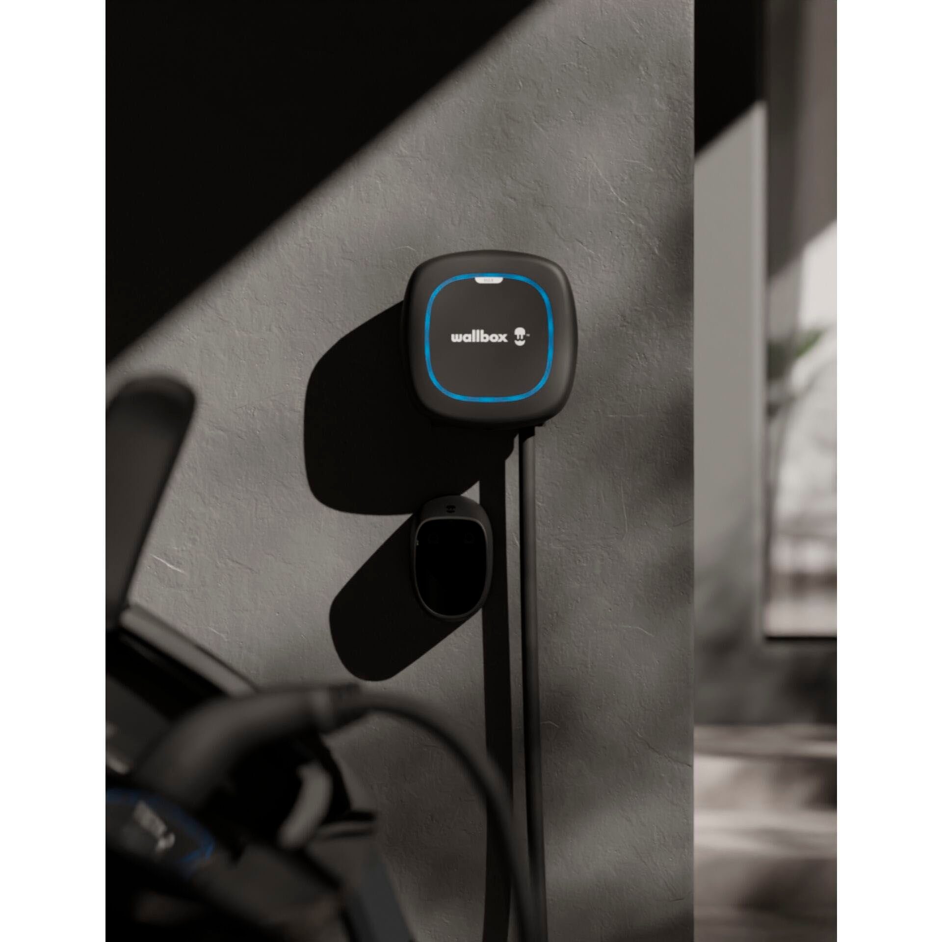 Wallbox Elektroauto-Ladestation Pulsar Max, 3-phasig, Max 22kW,7 m Kabel, schwarz