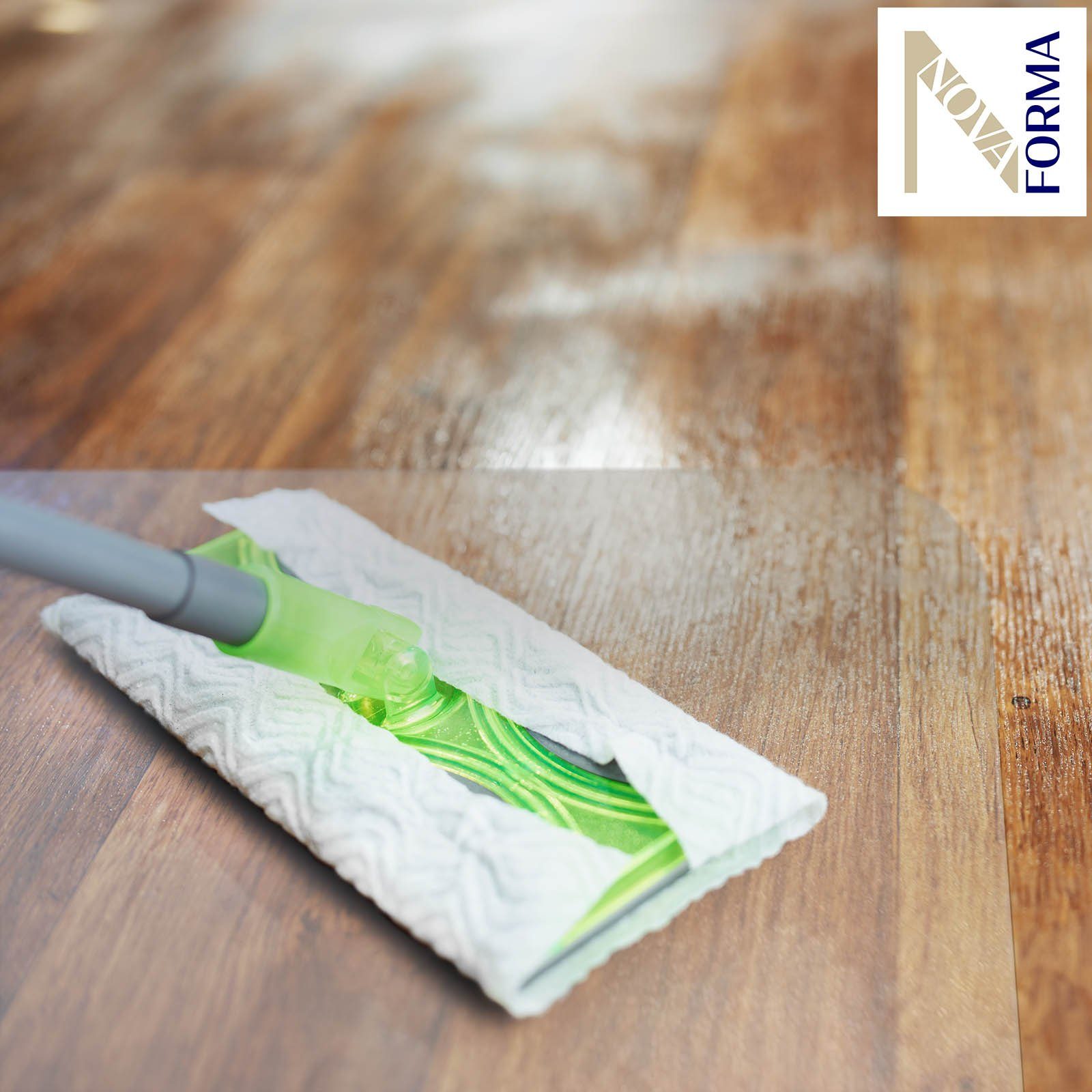 Nova Forma Bodenschutzmatte ECO-MAT, aus PET, transparente Stuhlmatte für Hartböden, 100% recyclebar