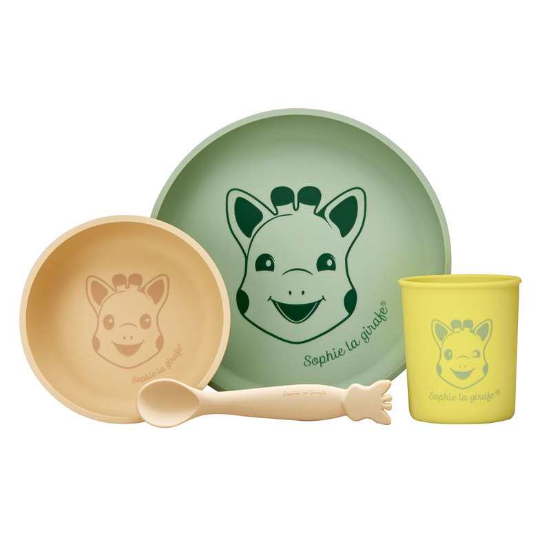 Coffret repas silicone pastel Sophie la girafe