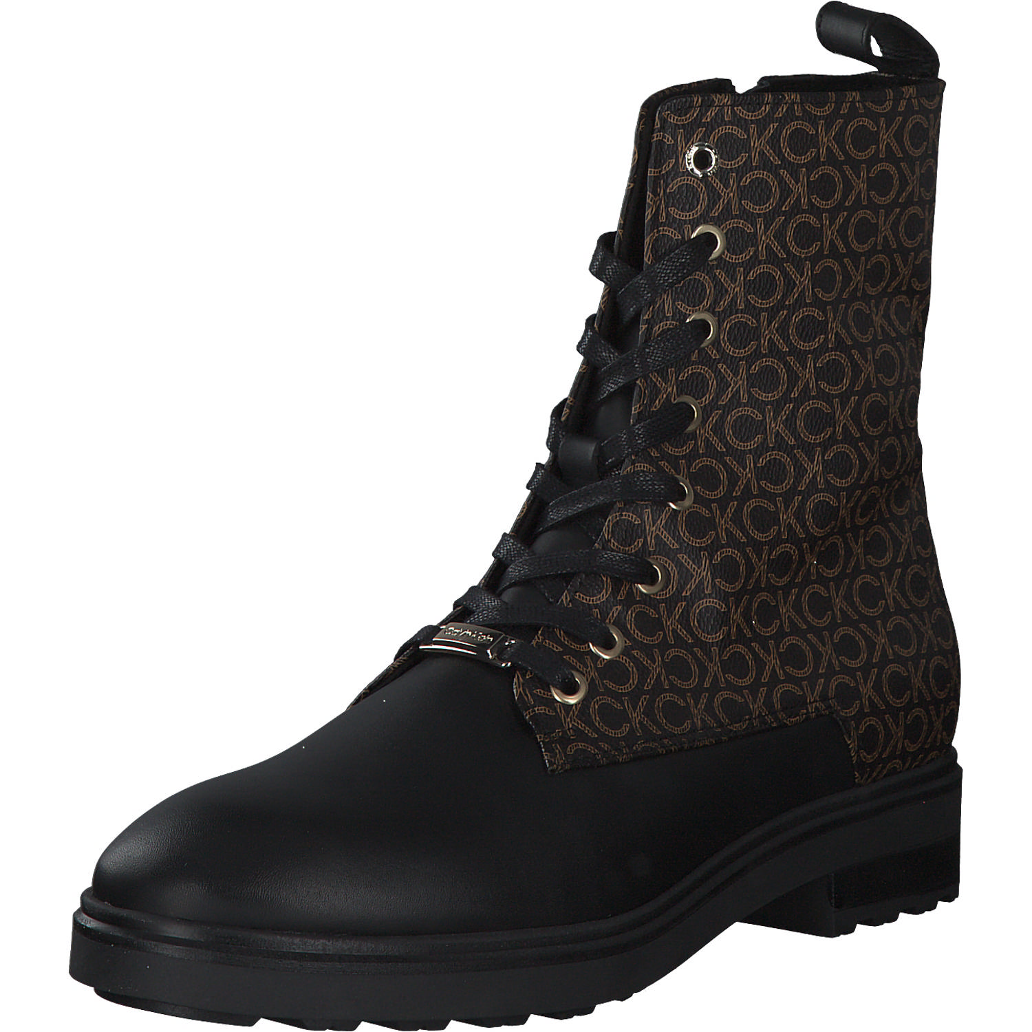 Calvin Klein HW0HW01314, Schnürstiefeletten, Damen, Braun