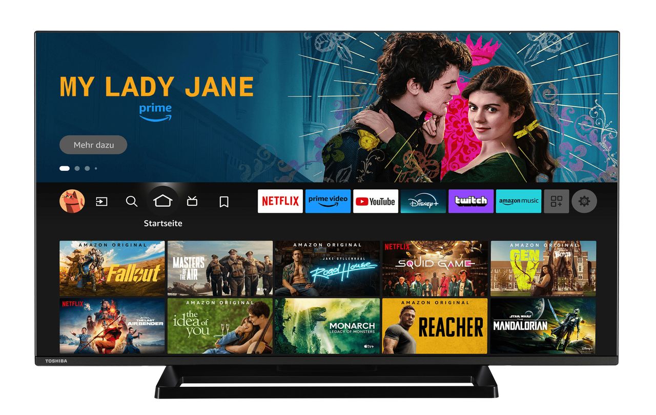 Toshiba Toshiba 43 Zoll Fernseher Fire TV (4K UHD Smart TV, Dolby Vision HDR, Triple-Tuner, Alexa Built-In)