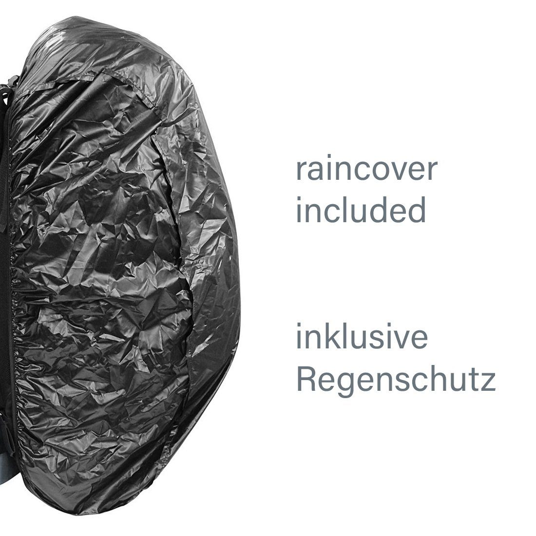 10T Trekkingrucksack 10T Townsend 65 - Touren-, Trekking-Rucksack 65 Liter, Funktions-Staufächer, Regenschutz, 1750g