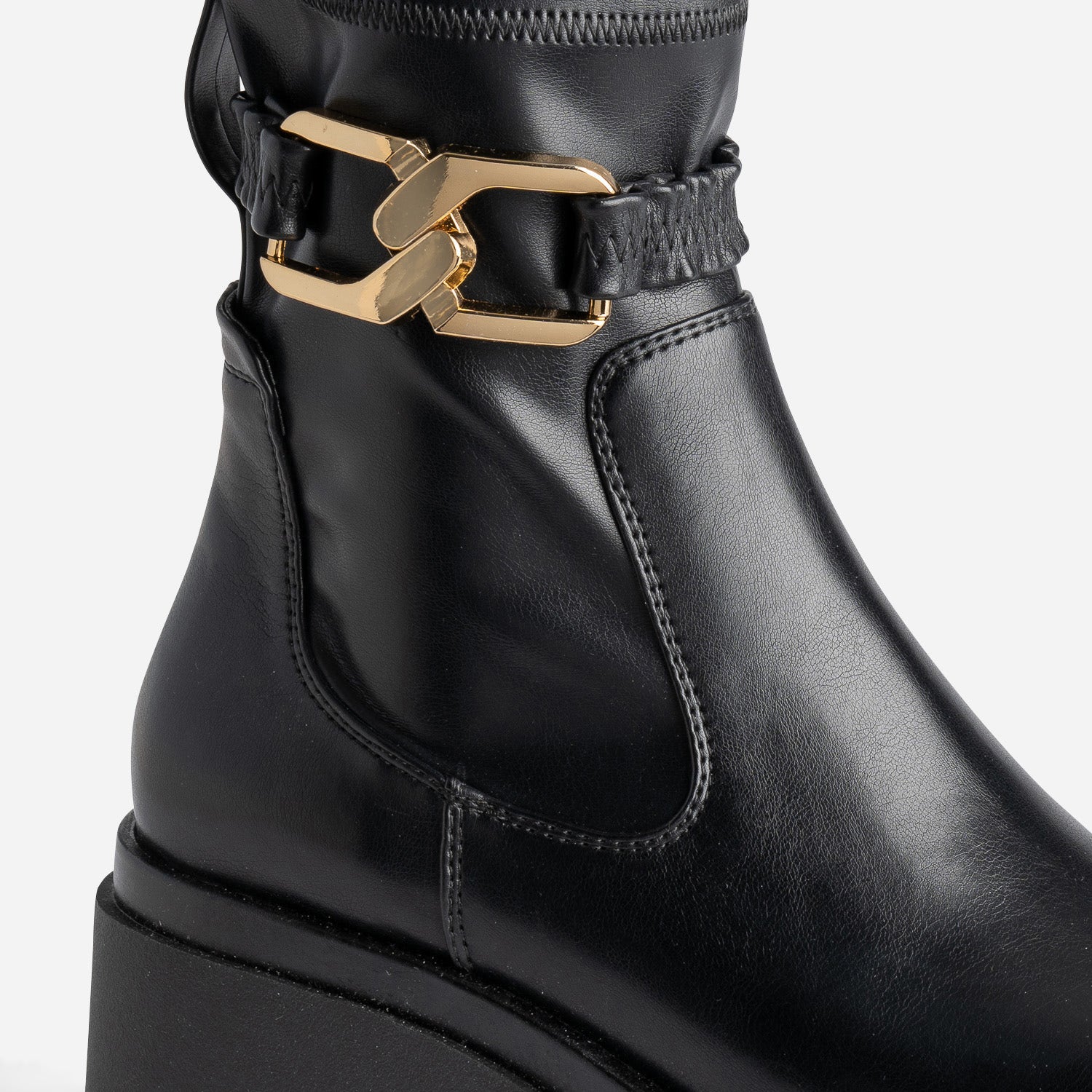 Boots TEXTO noir avec bride amovible