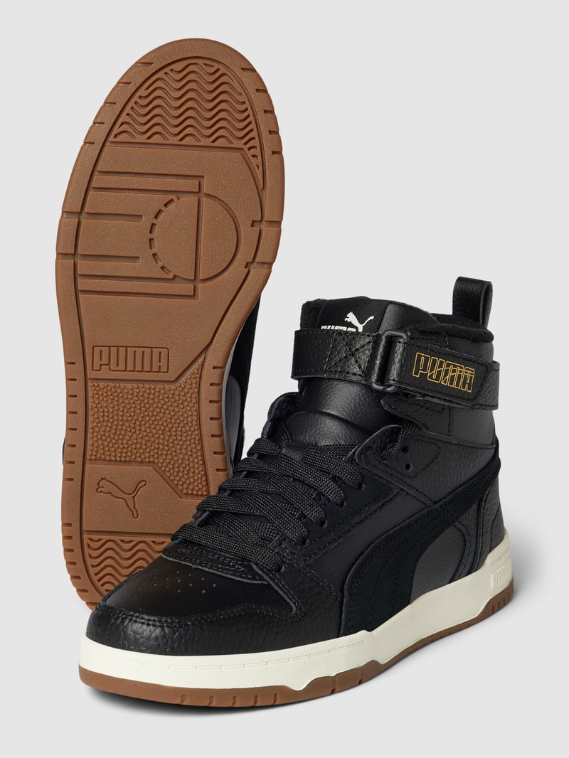 Sneaker mit Label-Details Modell 'GAME' in schwarz