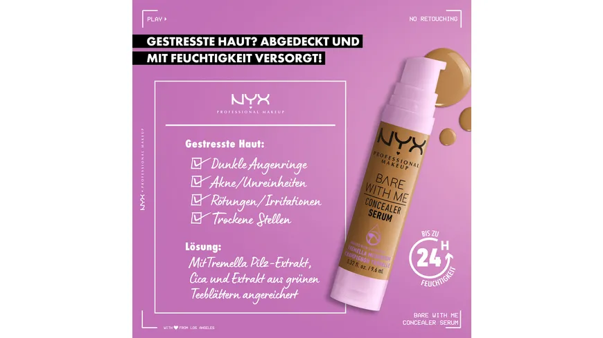 NYX PROFESSIONAL MAKEUP Bare with Me SERUM Concealer 9.6 ml 02 - Light
