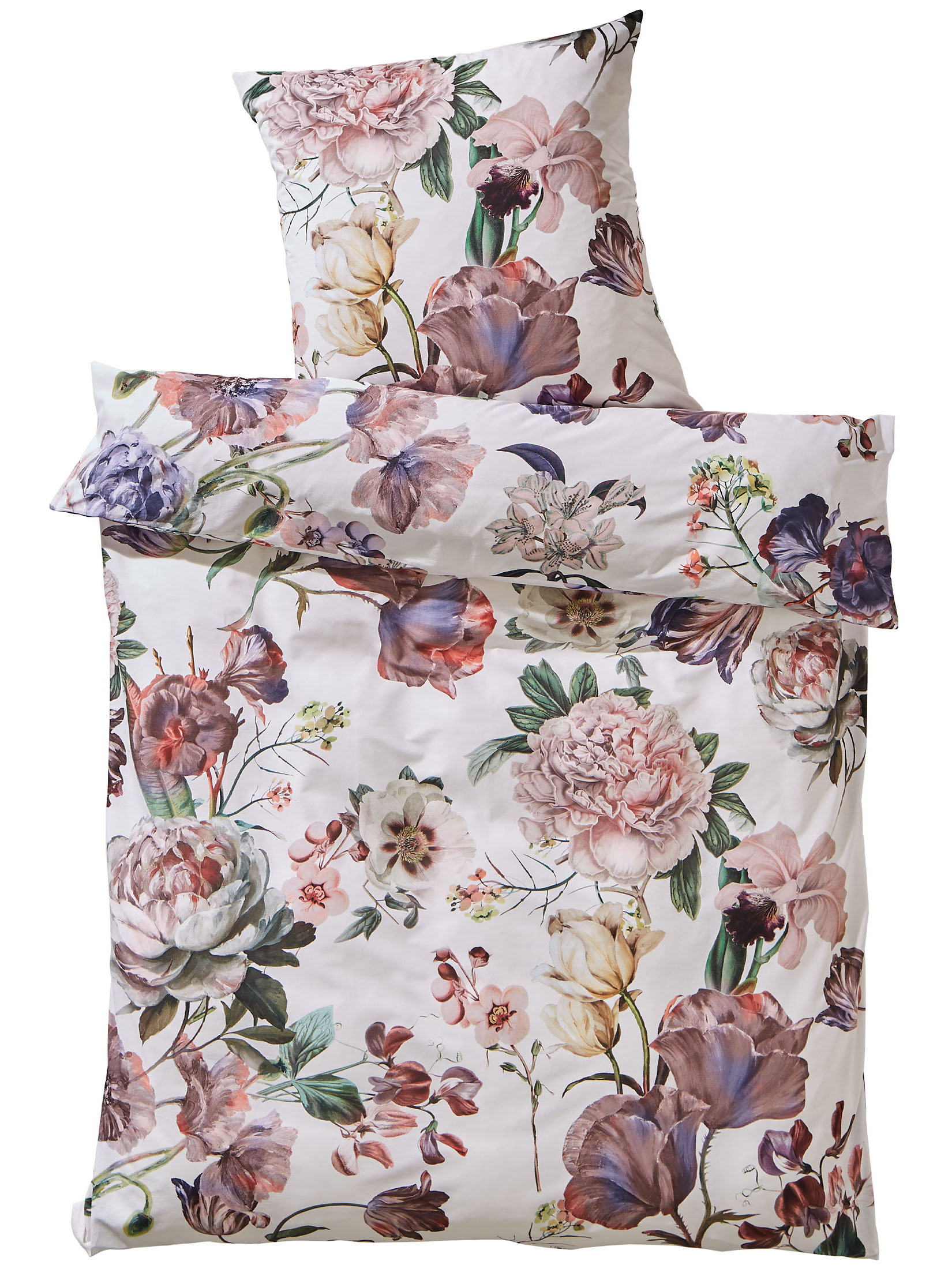 Belrose Satin-Bettwäsche, Weiss