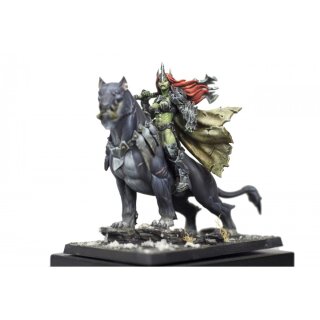 Orc Queen mounted on Beast 30mm