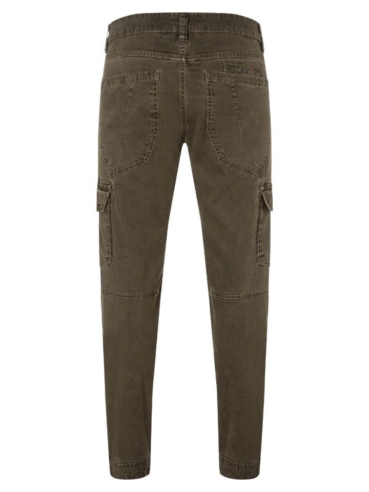Timezone Hose Regular Fit mittlere Bundhöhe Slim Legs in Olive günstig kaufen