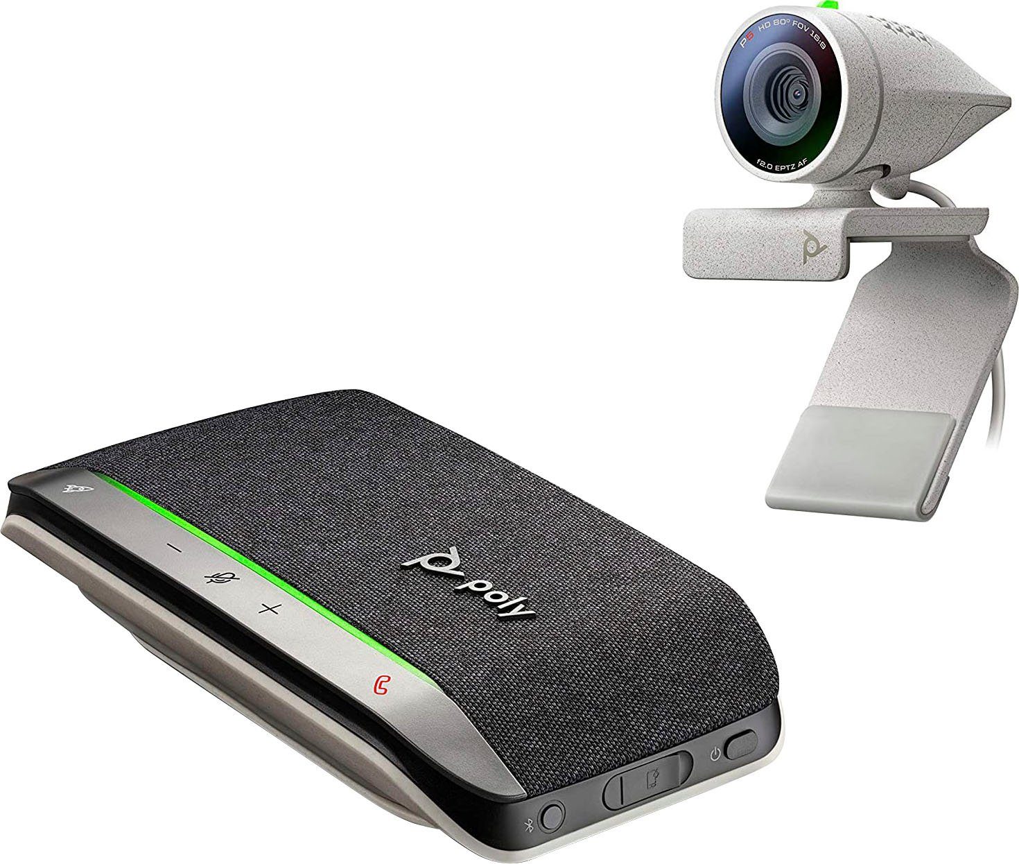 Poly Studio P5 USB HD Webcam (Full HD, Bundle mit Sync 20)