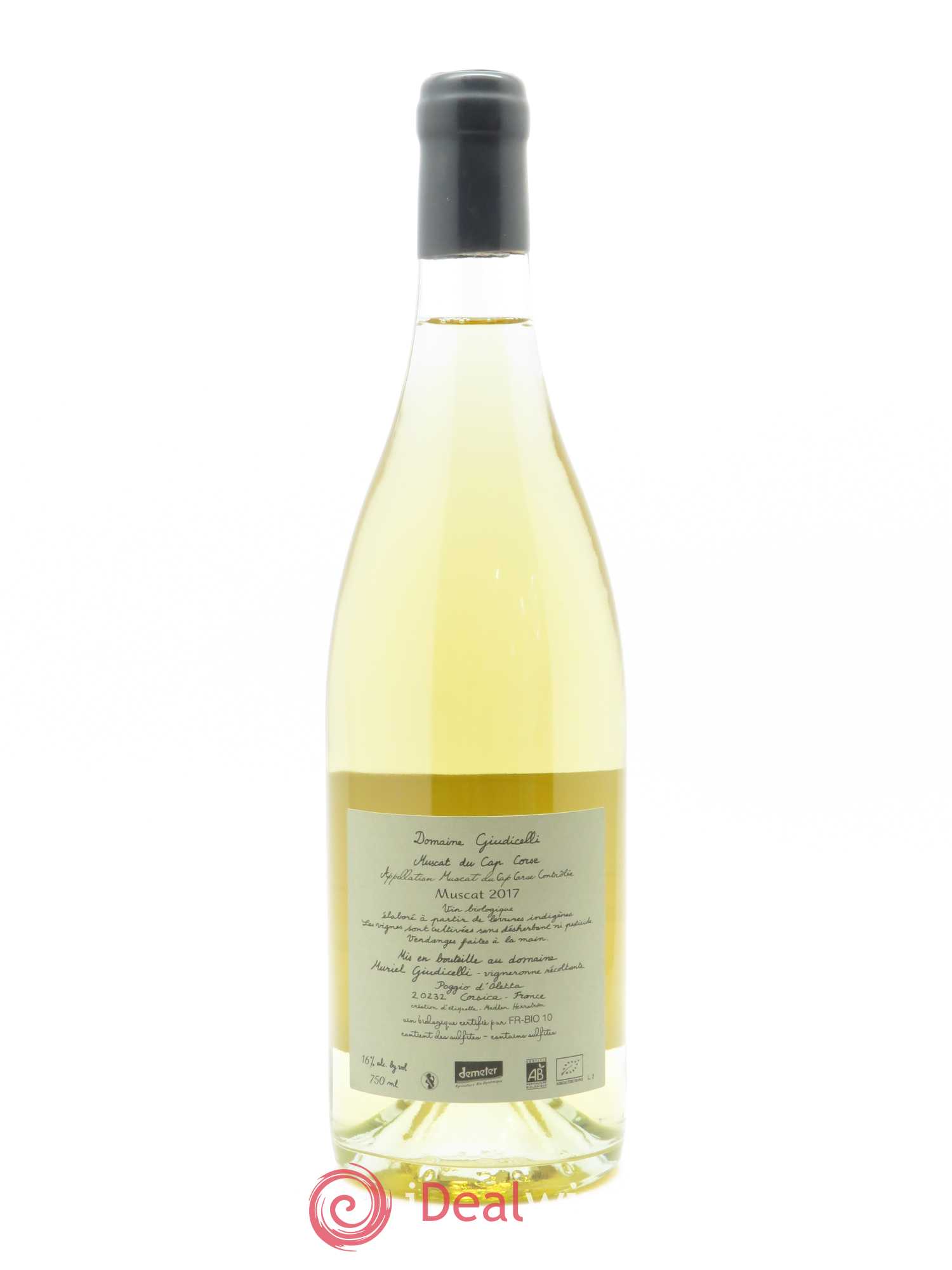 Vin de France Muscat Domaine Giudicelli  2017 - Lot de 1 Bouteille