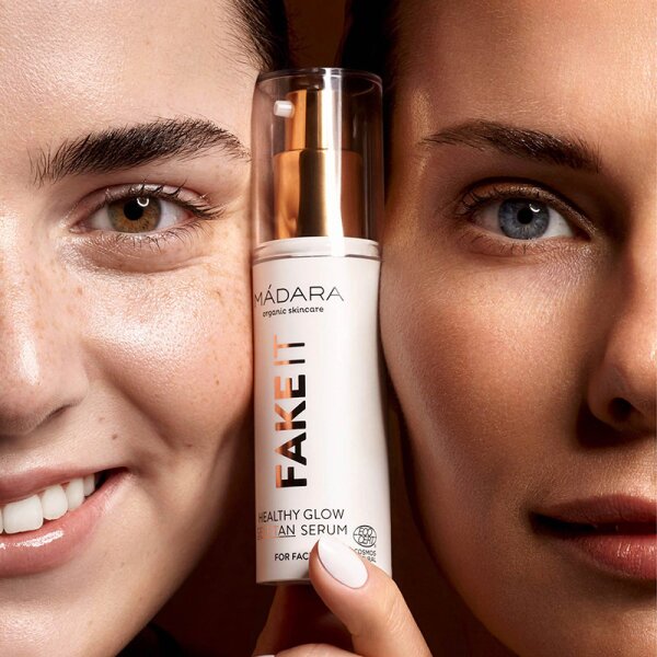 MÁDARA Fake It Healthy Glow Self Tan Serum For Face Selbstbräunungsserum