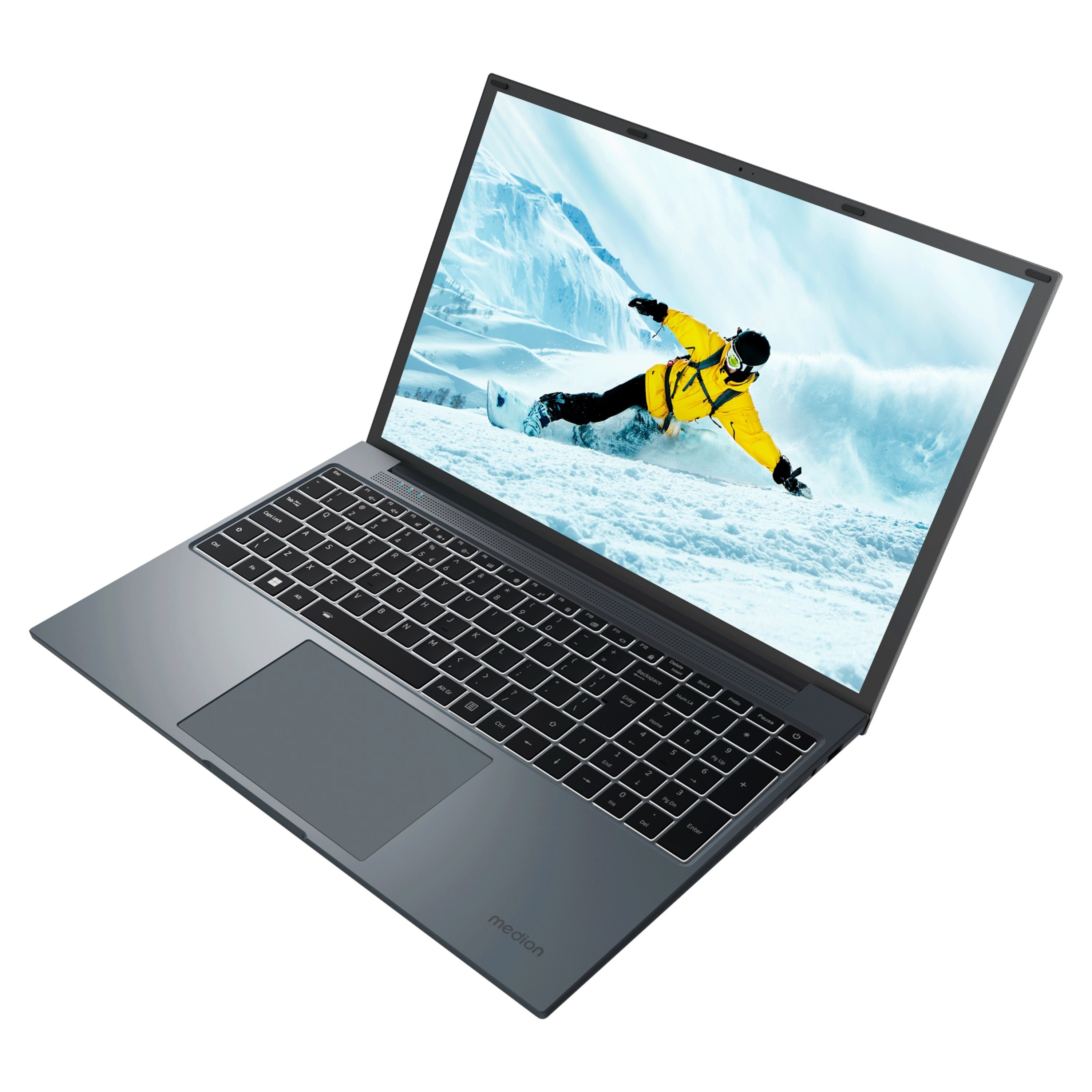 Medion® E16433 Notebook (40.6 cm/16 Zoll, Intel Core i5 1235U, Intel® UHD, 1000 GB SSD, Full-HD Display, 8GB, Windows 11, MD62599)