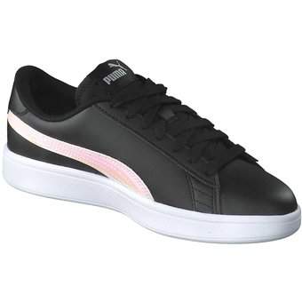 PUMA Smash v2 Holo Jr Sneaker in schwarz