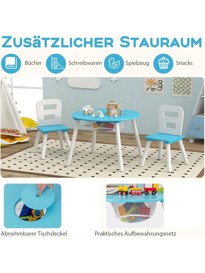 COSTWAY Sitzgruppe 3 tlg. Set in Grün günstig kaufen onesize