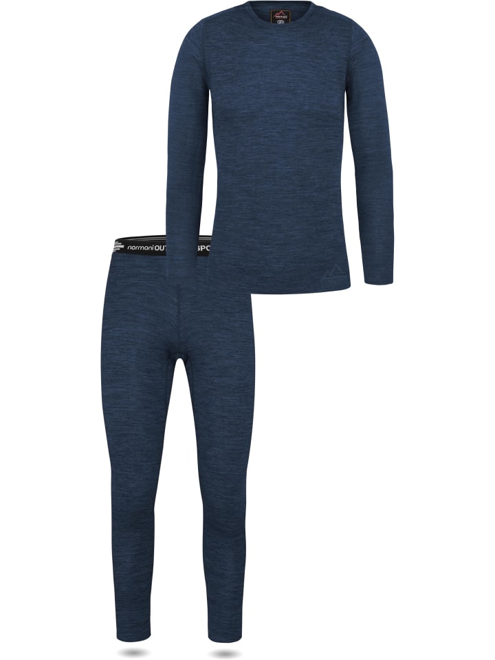 Normani Outdoor Sports Damen Merino Unterwäsche-Set Mandurah/Perth in Navy günstig kaufen