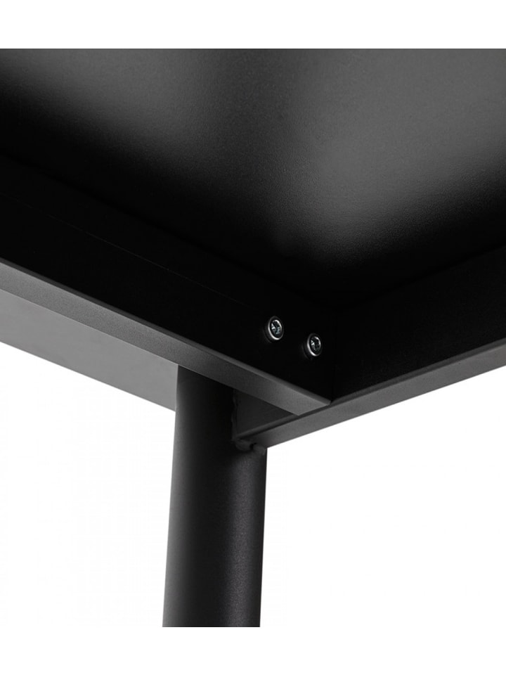 KADIMA DESIGN Schreibtisch FOCUS aus Holz und Metall | Minimalistisches Design in Schwarz günstig kaufen onesize