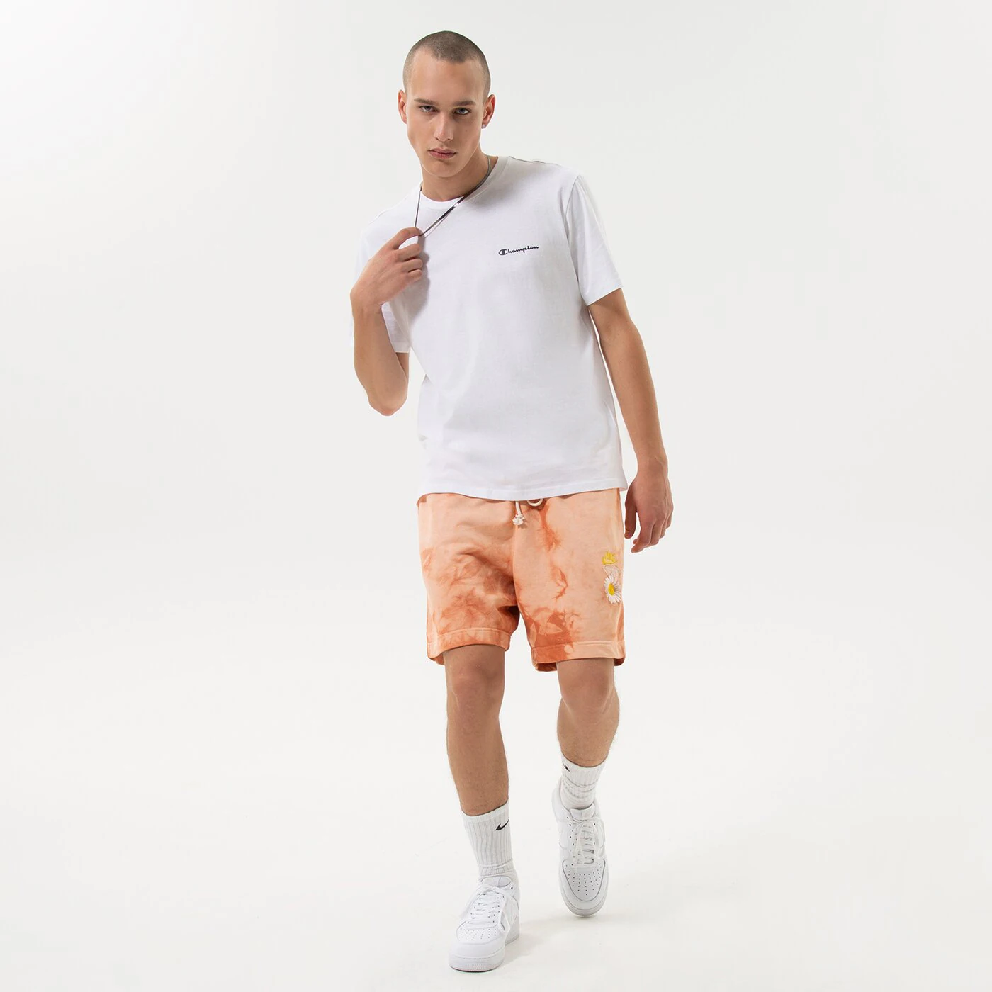 CHAMPION T-SHIRT CREWNECK T-SHIRT Weiß