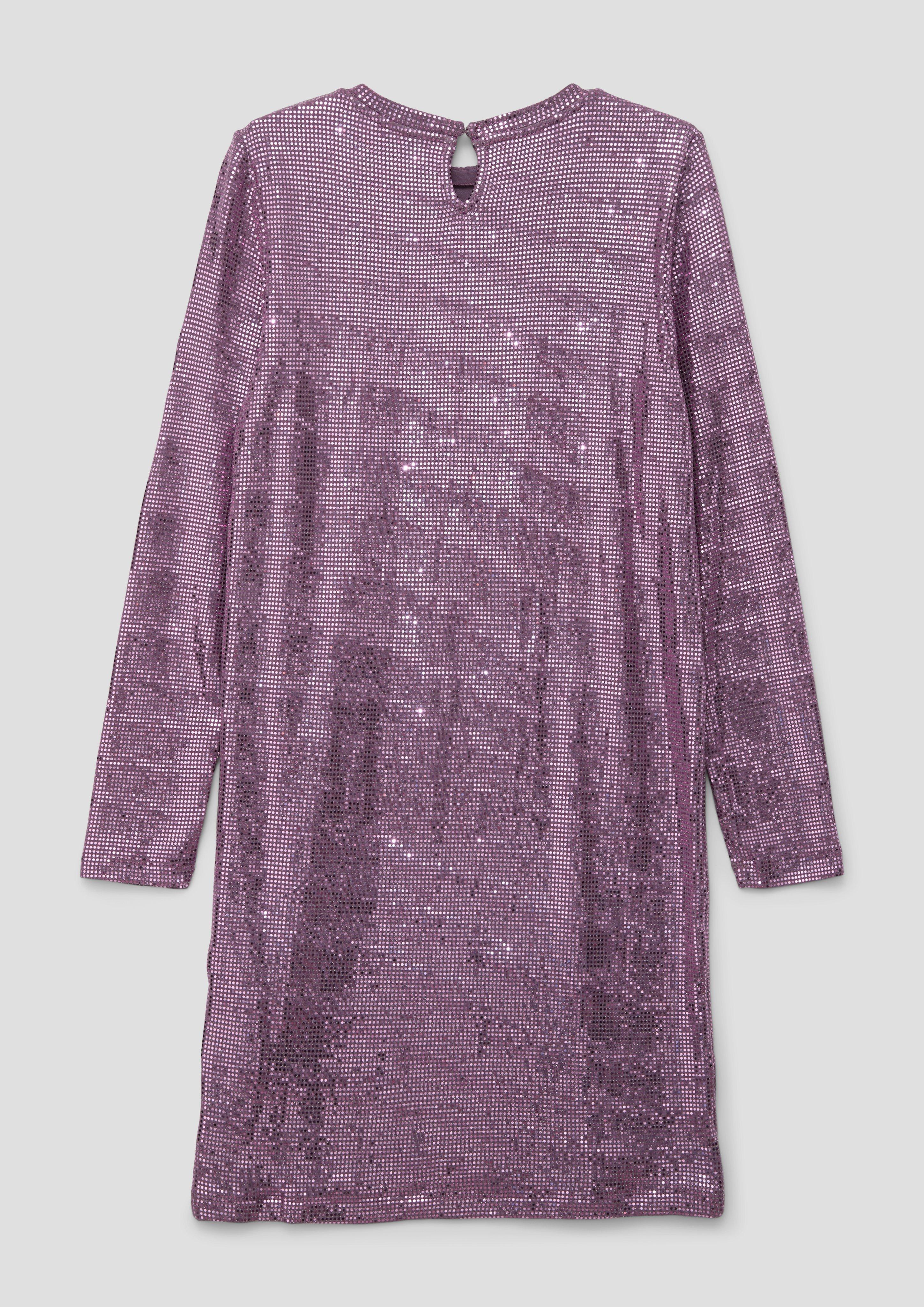 Jerseykleid mit Pailletten-Besatz  2137306-4758