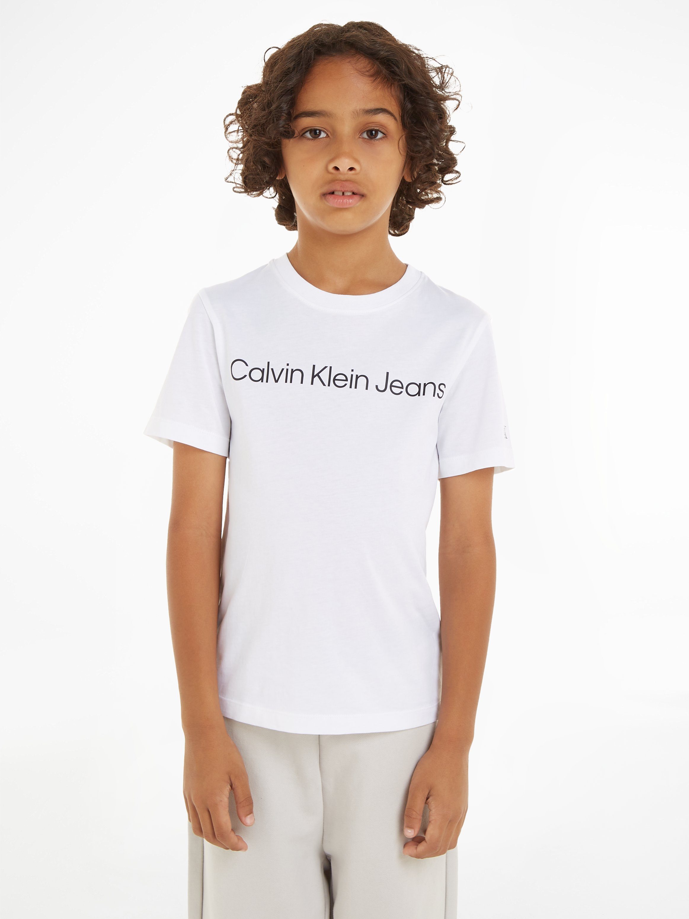 Calvin Klein Jeans Sweatshirt INST. LOGO SS T-SHIRT mit Logoschriftzug