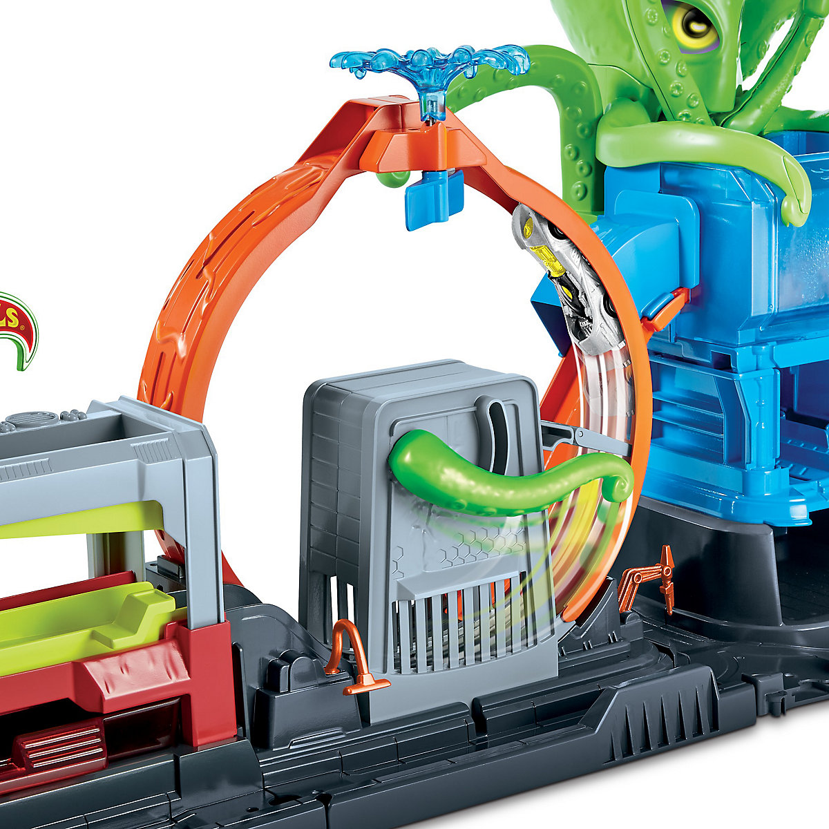 Hot Wheels City Color Reveal Autowaschanlage, inkl. 1 Farbwechsel-Spielzeugauto