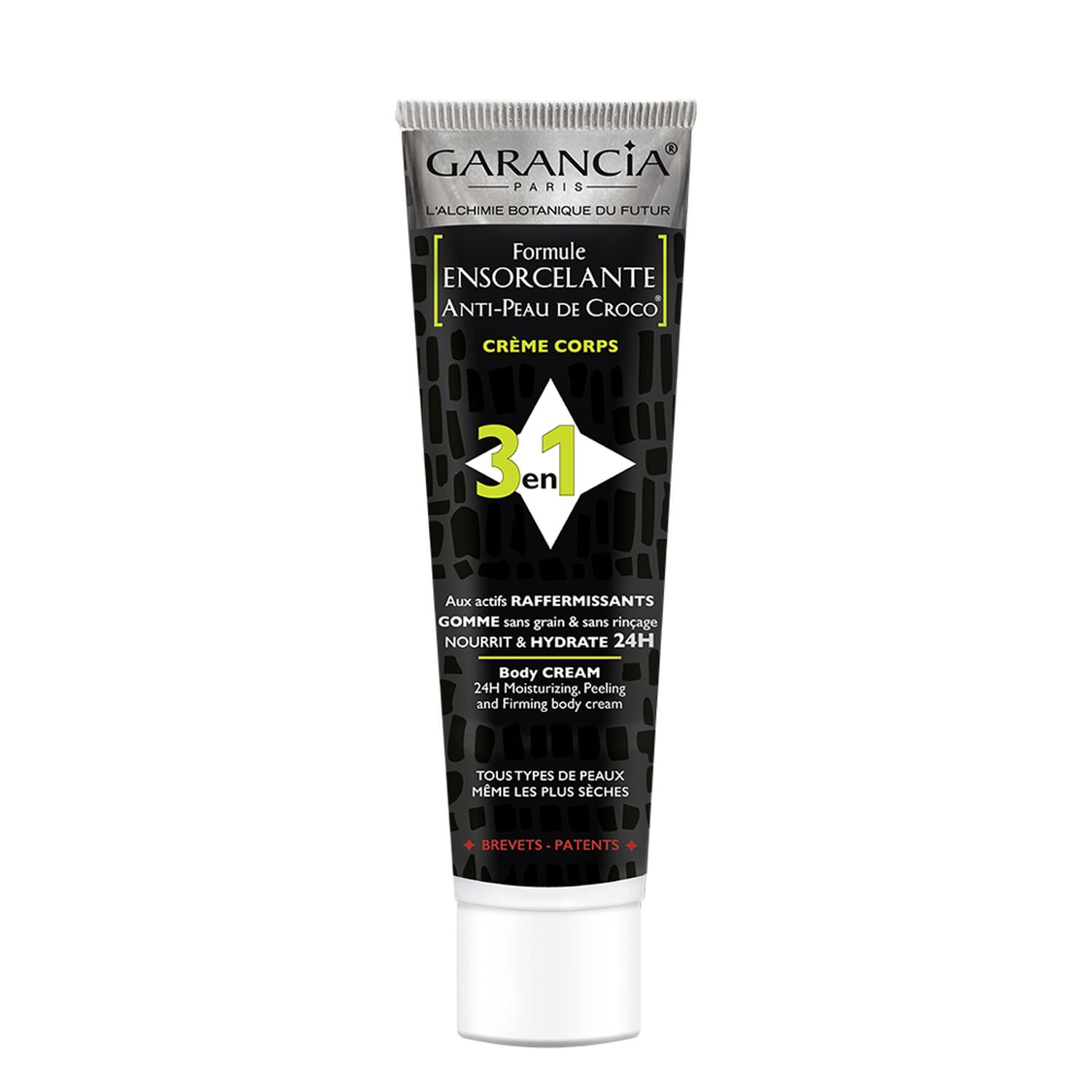 Garancia Formule Ensorcelante Anti-Peau de Croco Crème Corps 3 en 1, Nourrit & Hydrate