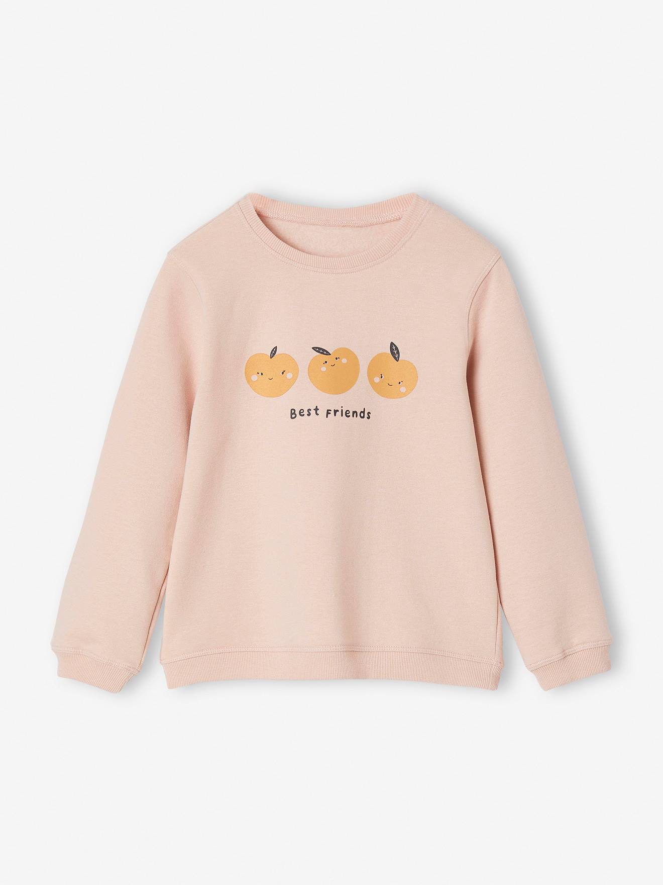 Sweat Basics motifs détails irisés fille prune