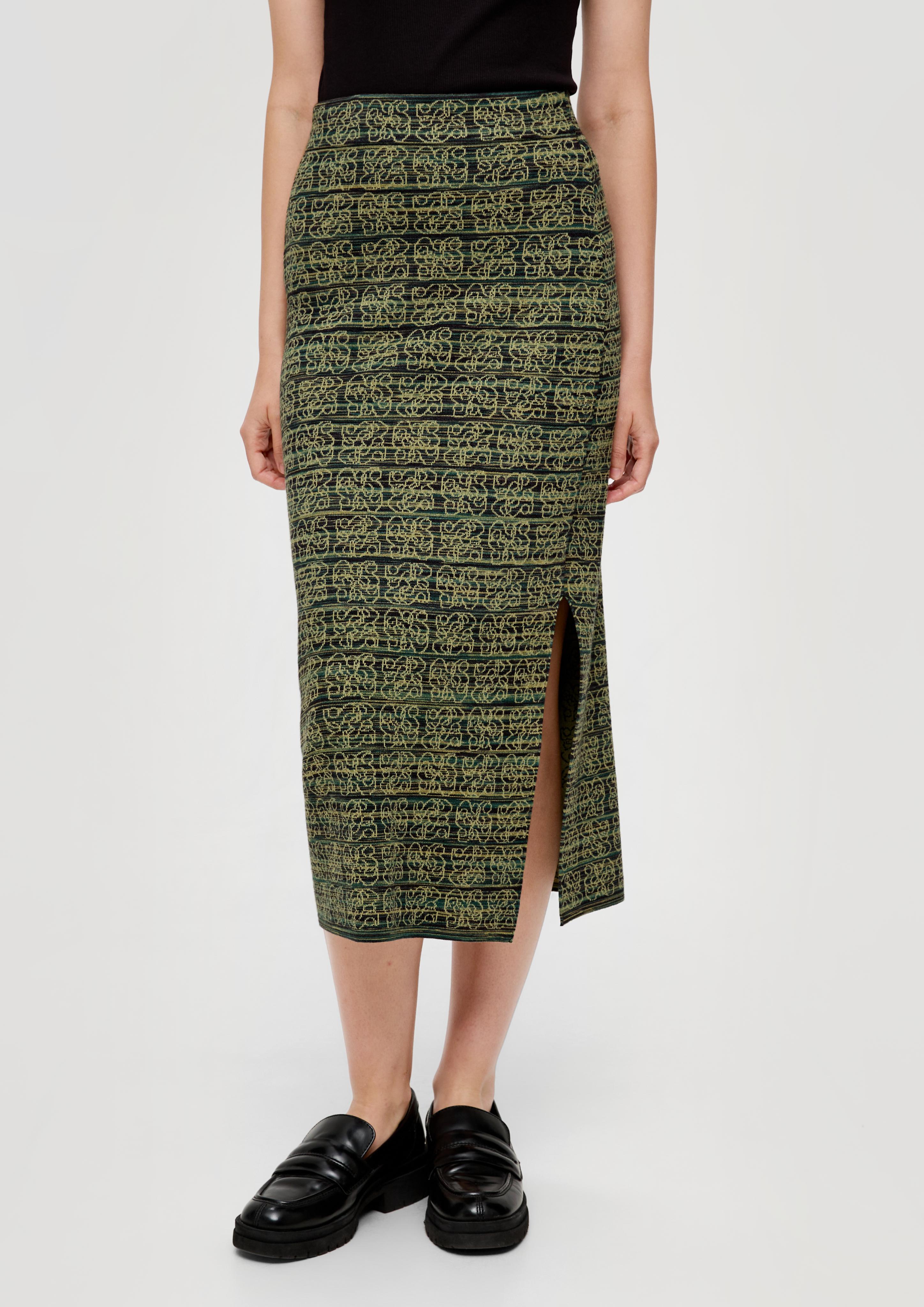 Rock mit Jacquard-Muster  2135861-72X1