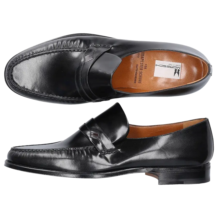 Moreschi - Loafer Kalbsleder - schwarz