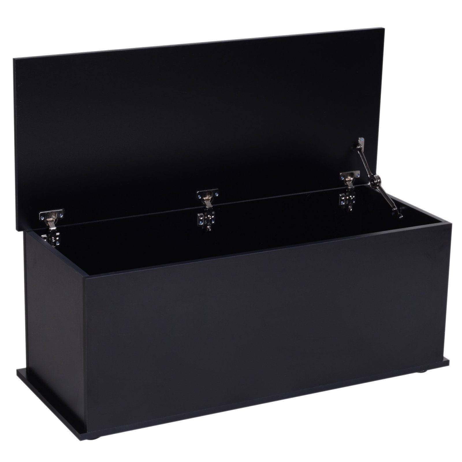 HOMCOM Truhe (Set, 1 St., Aufbewahrungsbox), mit klappbarem Deckel Holzkiste Spanplatte 3 Farben