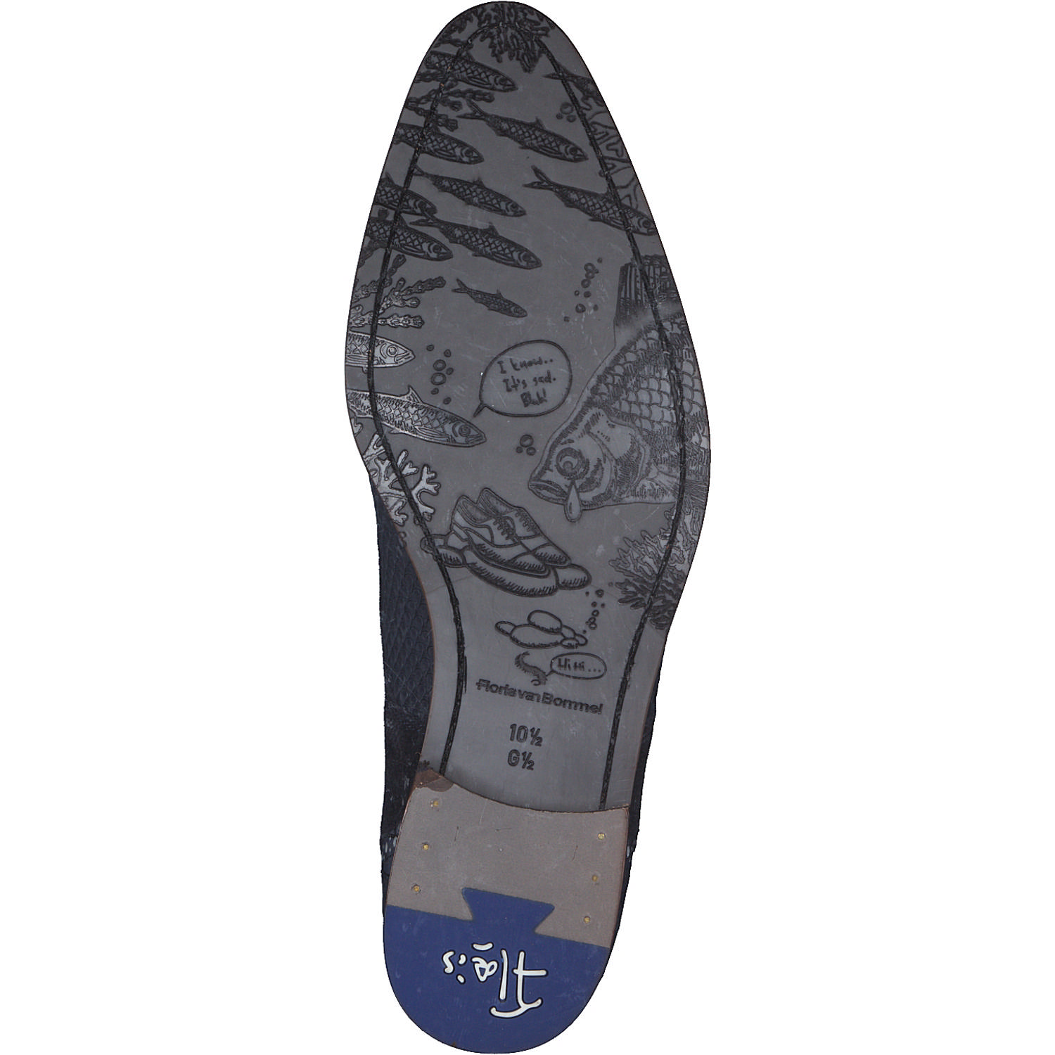 Floris van Bommel 30161, Klassische Halbschuhe, Herren, blue