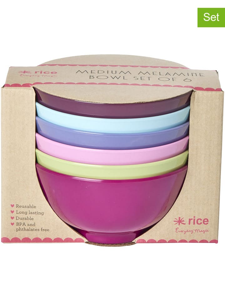 Rice 6er-Set: Schalen in Bunt - Ø 15 cm günstig kaufen onesize