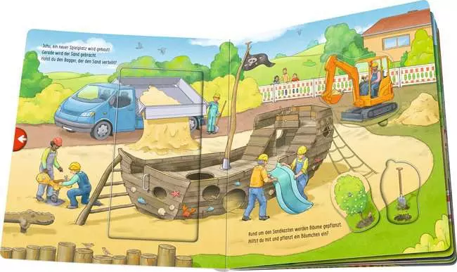 Mein großes Puzzle-Spielbuch: Baustelle
