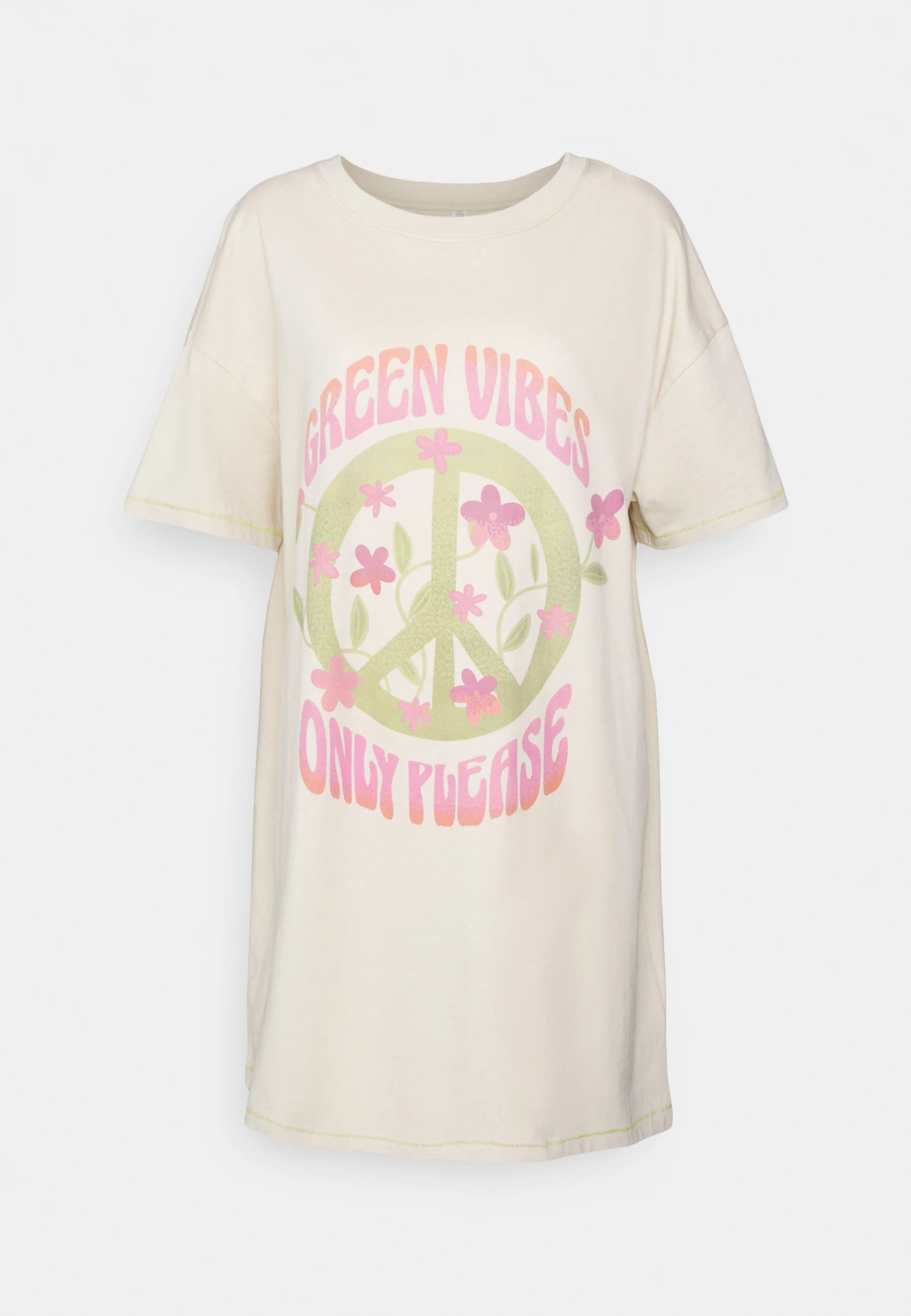Camisón de algodón sobre el cuerpo