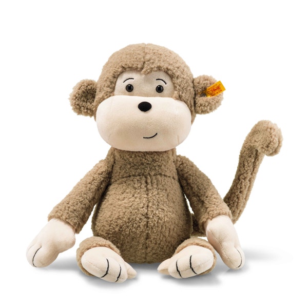 Soft Cuddly Friends Brownie Affe, 40 cm, beige