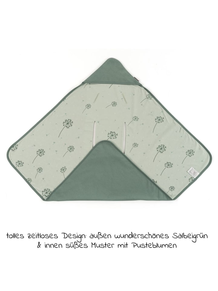 Zamboo Einschlagdecke / leichte Kuscheldecke für Babyschalen in gruen günstig kaufen onesize