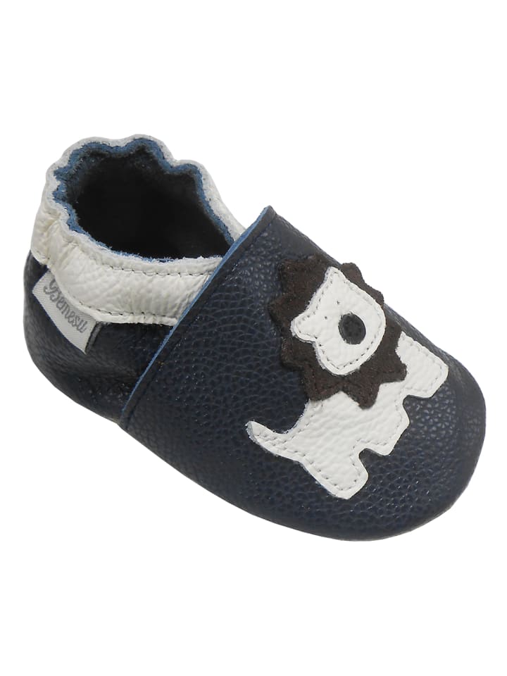 Yalion Leder-Krabbelschuhe 