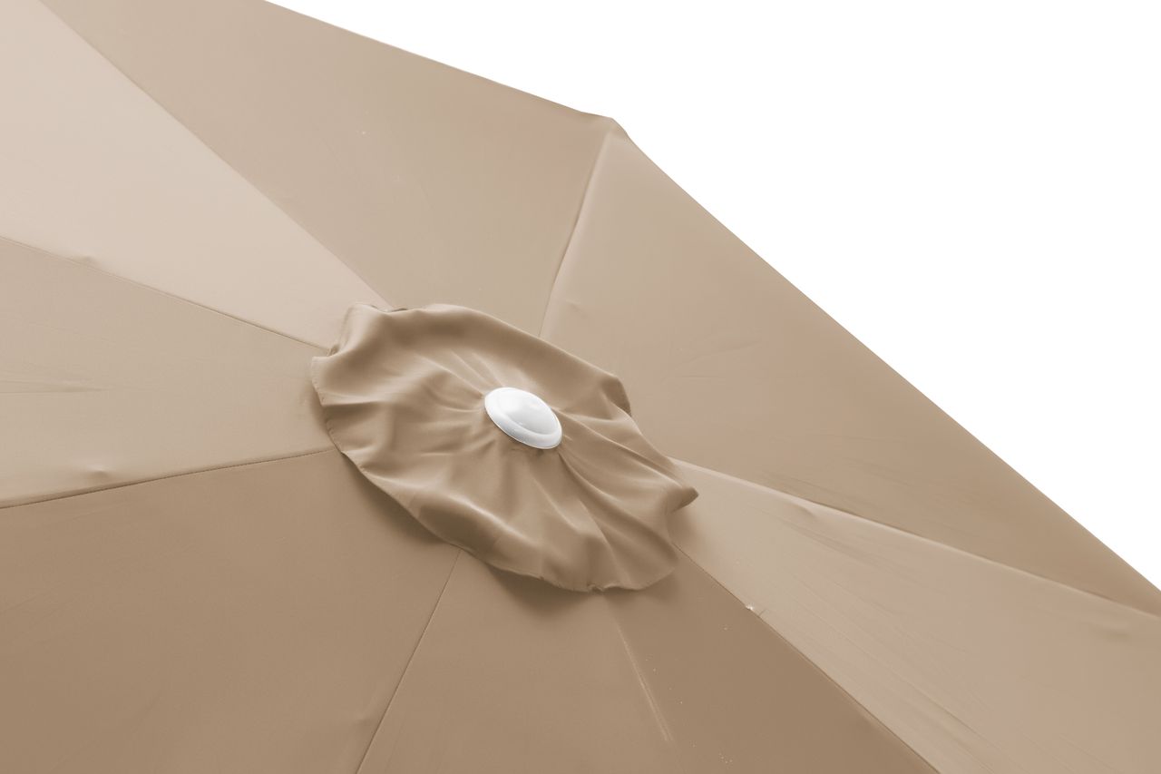 Gartenfreude Sonnenschirm 270 cm, taupe