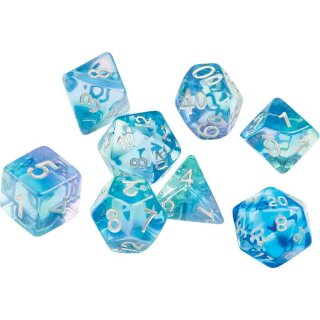 RPG Dice Set Emerald Waters (8)