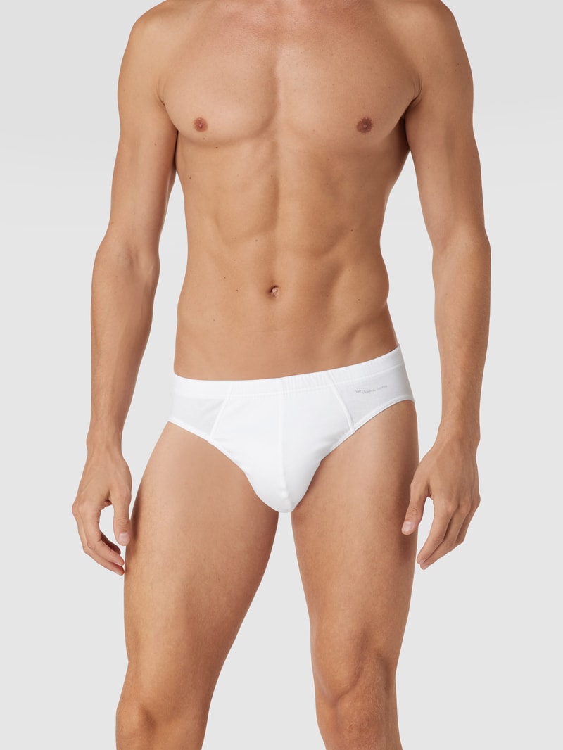 Slip mit Stretch-Anteil Modell 'CASUAL COTTON Jazz-Pants' in weiß