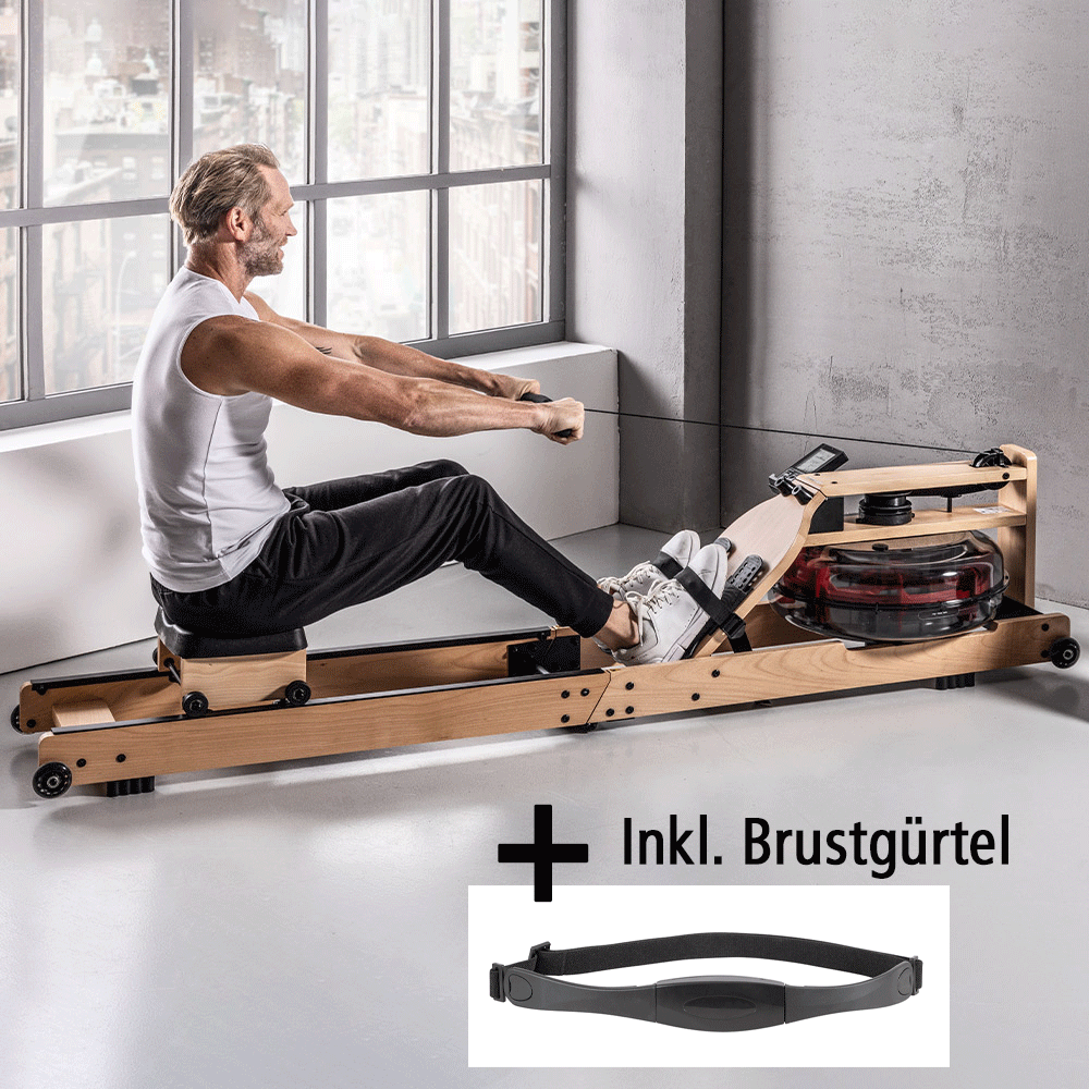 TOPFIT Wasserrudergerät inkl. Brustgurt faltbar
