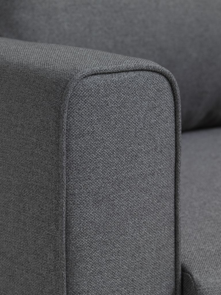 SKILLEBEKK SKILLEBEKK canapé-lit, tissu gris foncé