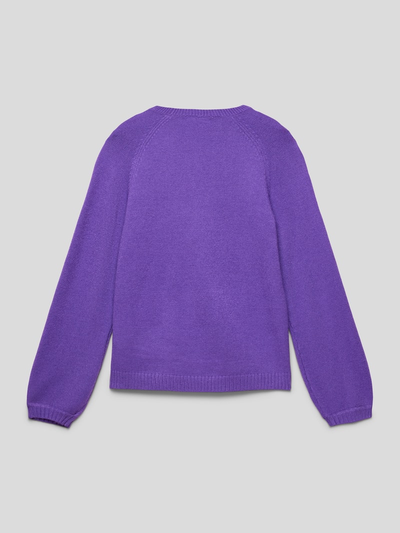 Strickpullover aus Viskose-Mix Modell 'KONLESLY KINGS' in purple