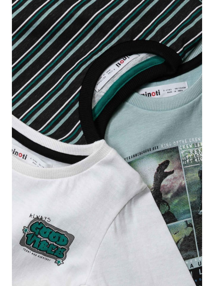 Minoti 3er. Set: Longsleeves 11MTTEE 3 in Mintgrün günstig kaufen
