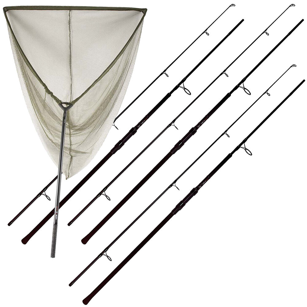 Pack de 3 canne Nomad Xtr 10' 3 Lbs + 1 epuisette Nomad Xtr Landing Net