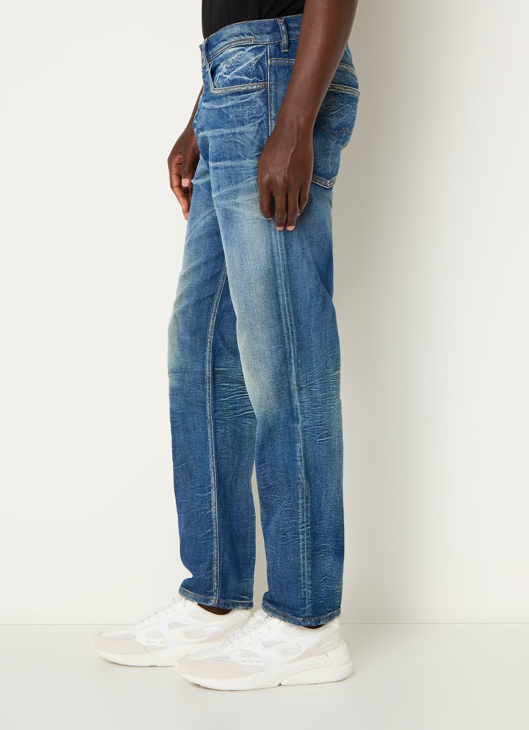 Blugi Diesel D-Finitive Tapered, Decolorare Medie